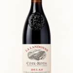 bouteille delas côte rôtie élégante