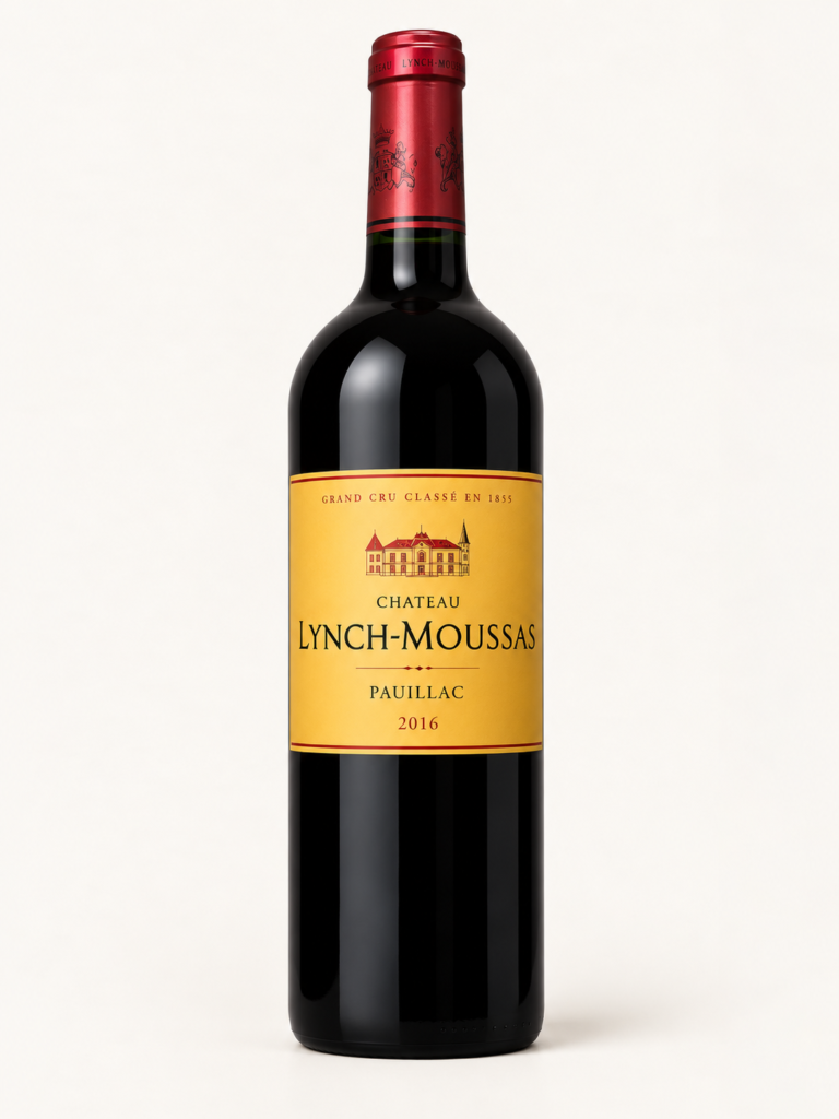 bouteille de vin château lynch moussas