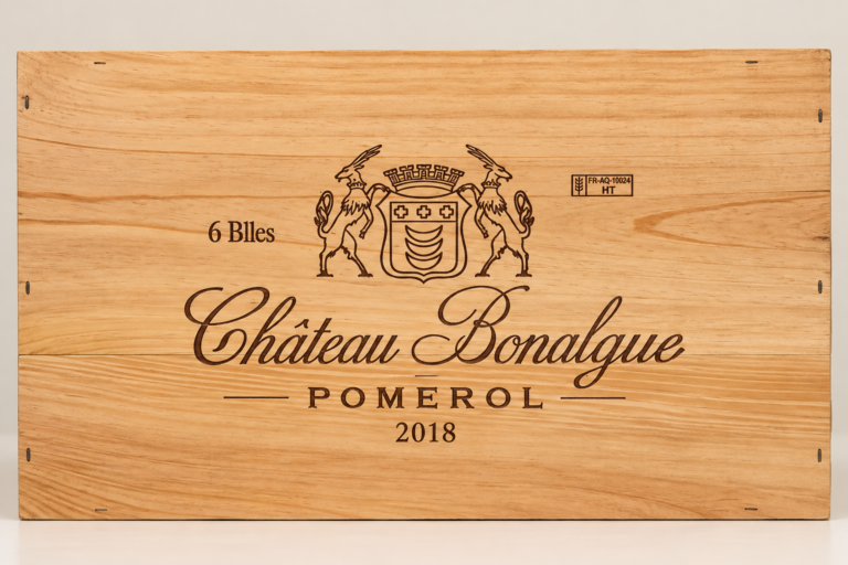 caisse en bois château bonalgue 2018